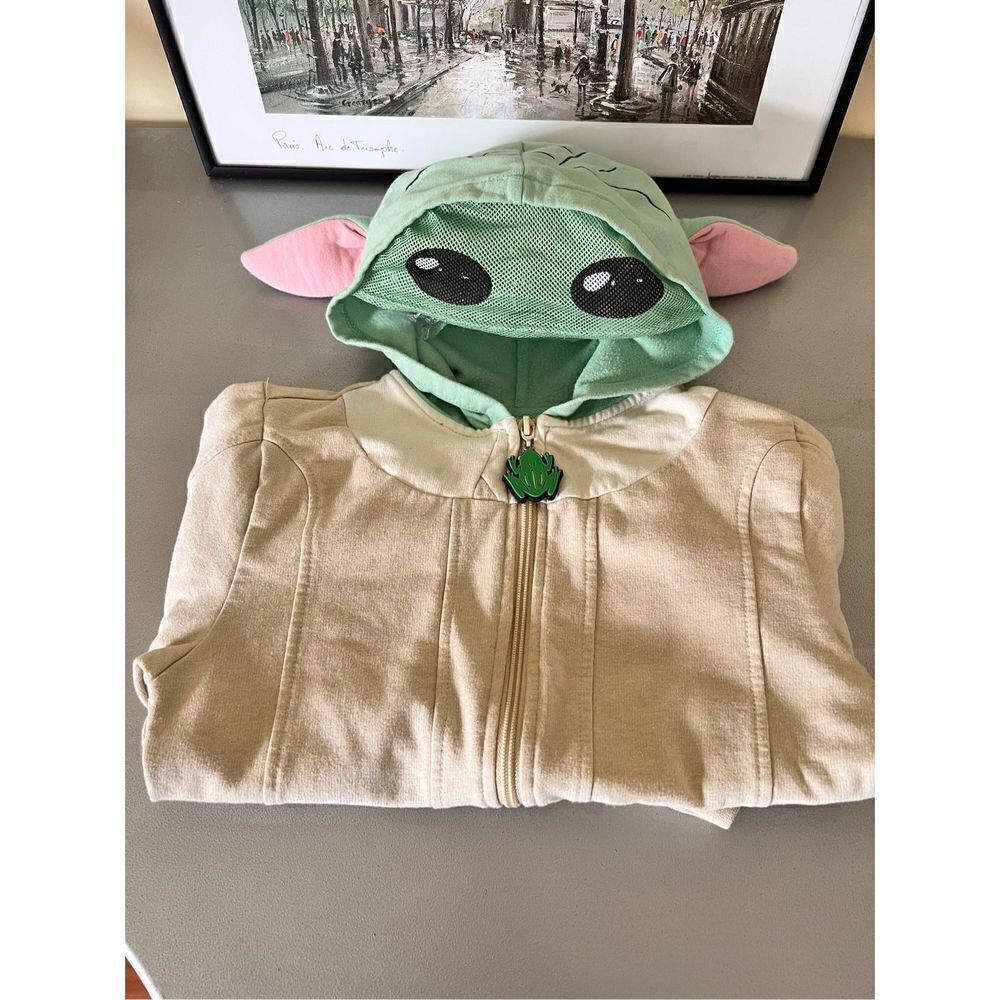 Star‎ Wars Baby Yoda (Grogu) Zip Up Hoodie - Kids
